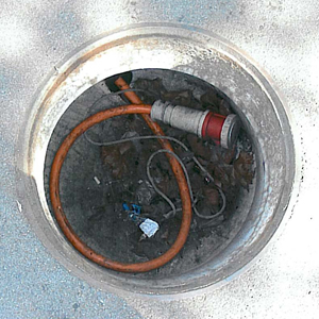 Energieschacht Festversorgung klein offen